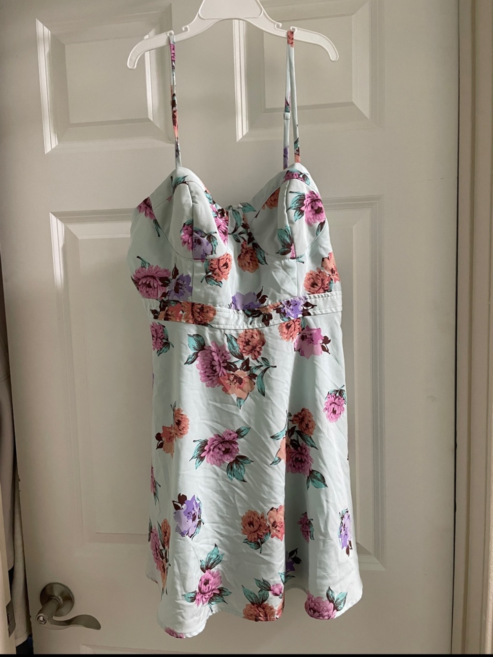 Juniors skater style floral dress
